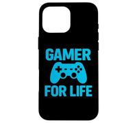 Diseño de Controlador de Juego Retro Gamer For Life Carcasa para iPhone 16 Pro MAX