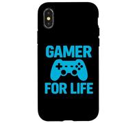 Diseño de Controlador de Juego Retro Gamer For Life Carcasa para iPhone X/XS