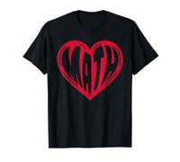 Diseño de corazón de amor matemático Camiseta