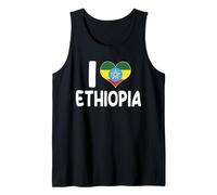 Diseño de corazón etíope I Love Ethiopia Camiseta sin Mangas