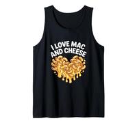 Diseño de corazón I Love Mac and Cheese Camiseta sin Mangas