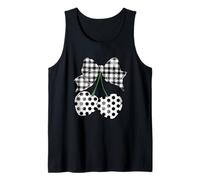 Diseño de Corazones de Lazo a Cuadros Camiseta sin Mangas