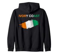 Diseño de Costa de Marfil Sudadera con Capucha