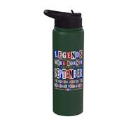 Diseño de cumpleaños estilo Ransom Legends Were Born in September Stainless Steel Insulated Water Bottle
