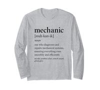 Diseño de definición mecánica para entusiastas de la reparación Manga Larga