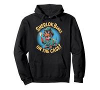 Diseño de Detective Sherlock Bones Dachshund Sudadera con Capucha