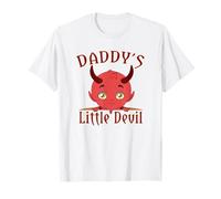 Diseño de Dibujos Animados de Daddy'S Little Devil Baby Devil Camiseta