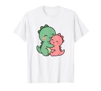 Diseño de Dibujos Animados de Dinosaurios con Forma de Abrazo de bebé Camiseta