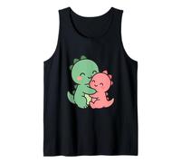 Diseño de Dibujos Animados de Dinosaurios con Forma de Abrazo de bebé Camiseta sin Mangas