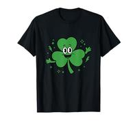 Diseño de dibujos animados de trébol sonriente Camiseta