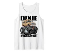 Diseño de Dibujos Animados de un camión Que aterriza en el Bosque Nacional Dixie, Utah Camiseta sin Mangas