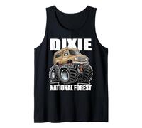 Diseño de Dibujos Animados de un camión Que aterriza en el Bosque Nacional Dixie, Utah Camiseta sin Mangas