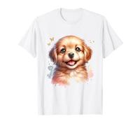 Diseño de Dibujos Animados Kawaii Puppy Dog para Amantes de los Perros Camiseta