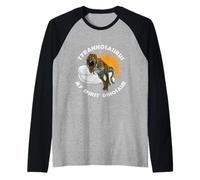 Diseño de Dinosaurio Tyrannosaurus Rex My Spirit Camiseta Manga Raglan
