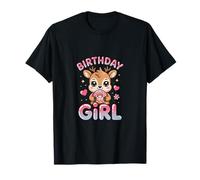 Diseño de Dona de Ciervo para niña de cumpleaños Camiseta