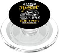 Diseño de Ed Hotrod Garage Classic Car Ed PopSockets PopGrip para MagSafe