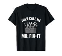 Diseño de emblema de herramienta They Call Me Mr. Fix-It Camiseta