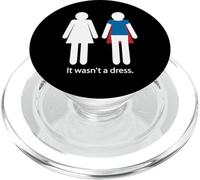 Diseño de empoderamiento de Mujeres Fuertes It Was Not a Dress PopSockets PopGrip para MagSafe