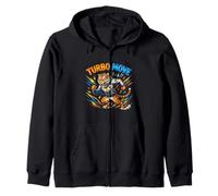 Diseño de energía Animal Fast Tiger Power Sprint Sudadera con Capucha