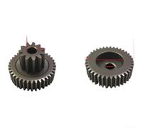 Diseño de engranaje de aleación gris de 37 dientes para cortasetos eléctrico sin escobillas, pieza de repuesto de componente de corte de metal con diámetro compacto de 27 mm y estructura ligera para