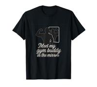 Diseño de Entrenamiento Meet My Gym Buddy Mirror Flex Camiseta