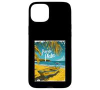 Diseño de escapada a Puerto Plata Sunshine Beach Carcasa para iPhone 15 Plus