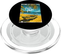 Diseño de escapada a Puerto Plata Sunshine Beach PopSockets PopGrip para MagSafe