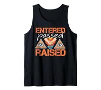 Diseño de escuadra y compás masónicos Camiseta sin Mangas