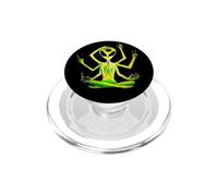 Diseño de Espacio de posición de meditación alienígena de múltiples Brazos PopSockets PopGrip para MagSafe