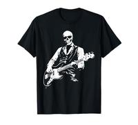Diseño de Esqueleto Tocando bajo y usando Gafas de Sol Camiseta