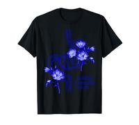 Diseño de estómago Floral Azul - Construyendo un Futuro Hermoso Camiseta