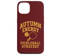 Diseño de Estrategia de Pickleball de energía otoñal Carcasa para iPhone 13