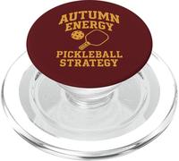 Diseño de Estrategia de Pickleball de energía otoñal PopSockets PopGrip para MagSafe