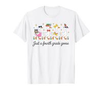 Diseño de Estudiante de Ganso de Cuarto Grado Camiseta
