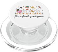 Diseño de Estudiante de Ganso de Cuarto Grado PopSockets PopGrip para MagSafe