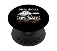 Diseño de éxito matemático de habilidad de francotirador PopSockets PopGrip Adhesivo