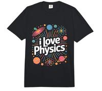 Diseño de exploración Celestial I Love Physics Comfort Colors Adult Heavyweight T-Shirt