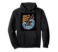 Diseño de Fagot Ride The Musical Waves Sudadera con Capucha