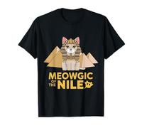 Diseño de faraón gato de Meowgic of the Nile Camiseta