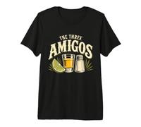 Diseño de Fiesta de Tequila de Three Amigos Cinco de Mayo Camiseta Premium