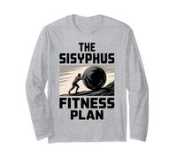 Diseño de filosofía de Sísifo para un Estudiante de filosofía Manga Larga