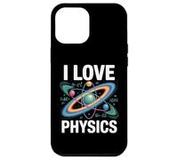 Diseño de fórmula de átomo cósmico I Love Physics Carcasa para iPhone 12 Pro Max