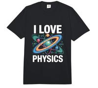 Diseño de fórmula de átomo cósmico I Love Physics Comfort Colors Adult Heavyweight T-Shirt