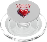 Diseño de frecuencia de Amor metafísico PopSockets PopGrip para MagSafe