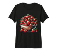 Diseño de Fresa Dulce: estética Y2K Camiseta Premium