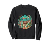 Diseño de Fuerza Cultural Power Through Heritage Sudadera