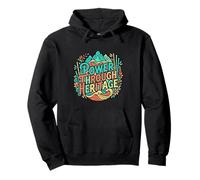 Diseño de Fuerza Cultural Power Through Heritage Sudadera con Capucha