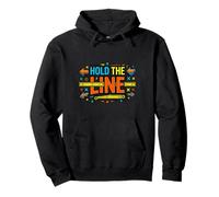 Diseño de Fuerza y disciplina de Hold The Line Sudadera con Capucha