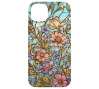 Diseño de Funda para Teléfono de Vitraux Florales Carcasa para iPhone 14 Plus