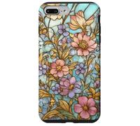 Diseño de Funda para Teléfono de Vitraux Florales Carcasa para iPhone 7 Plus/8 Plus